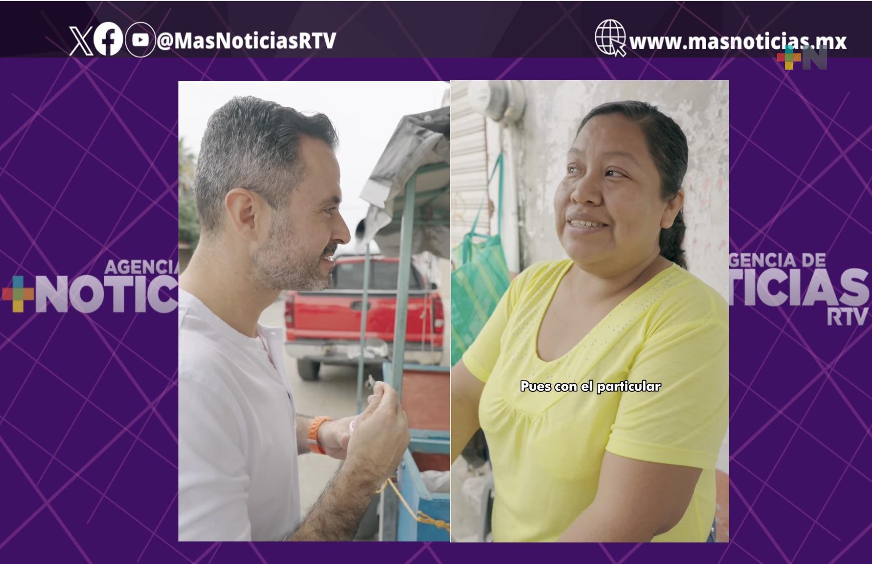 Polo Deschamps sigue caminando y escuchando a los veracruzanos